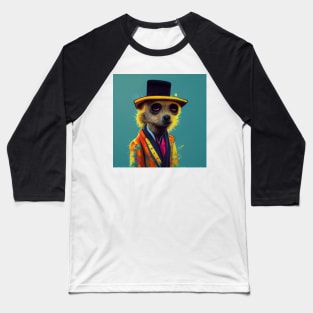 colourful meerkat 02 Baseball T-Shirt